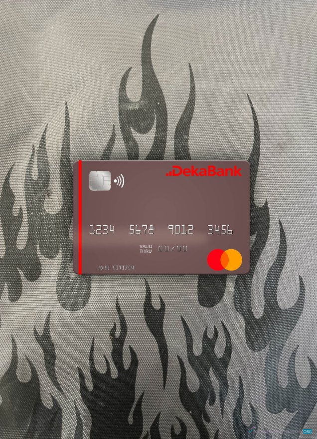 Download Germany Deka Bank mastercard photolook front Photoshop template